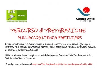 corso preparazione sull'accoglienza familiare